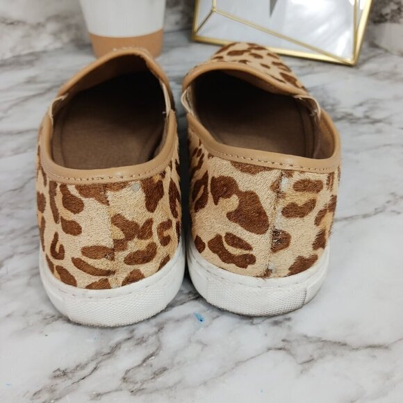 SPLENDID women's Seaside Calf Hair Slip-On Sneakers Animal size 7.5 - Picture 12 of 13